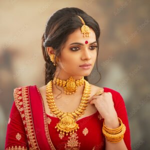Red Banarasi Saree