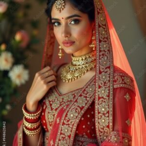 Lehenga Choli with Net Dupatta