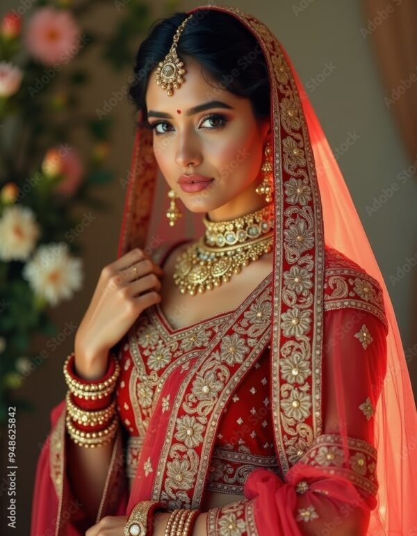 Lehenga Choli with Net Dupatta